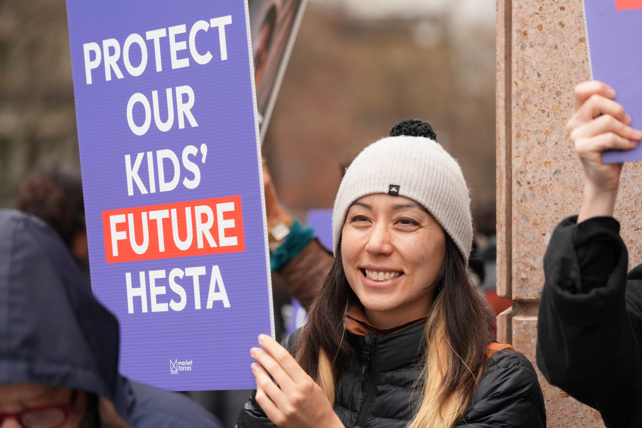 Attendees had fun showing HESTA what people power looks like and are looking forward to more!