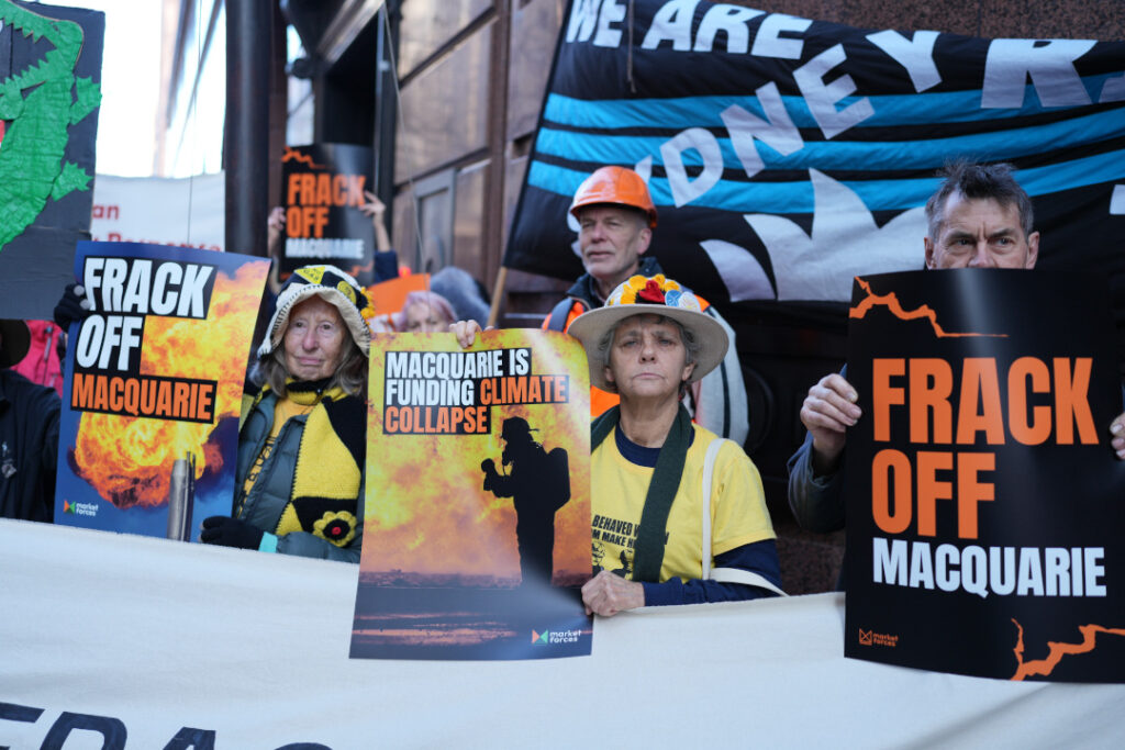 Macquarie AGM rally