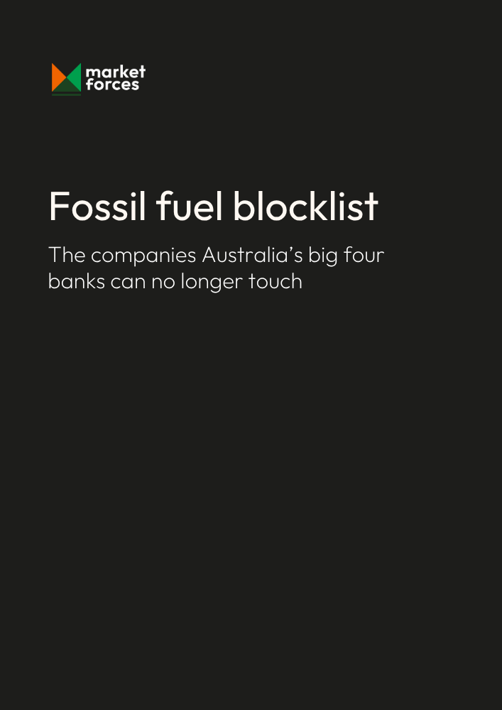 Fossil fuel blocklist Fossil fuel blocklist