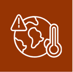 Global heating icon